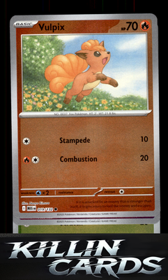 Vulpix - 019/132 019/132 Pokemon Common ME01: Mega Evolution Card NM