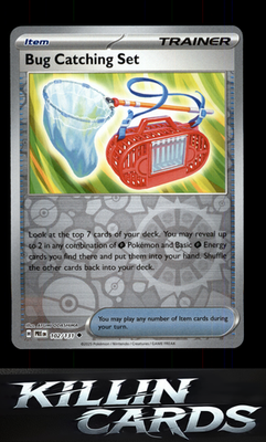 Reverse Holofoil Bug Catching Set 102/131 Pokemon Uncommon SV: Prismatic Evoluti