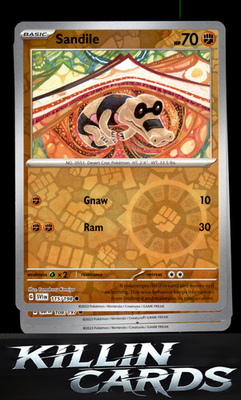 Reverse Holofoil Sandile - 115/198 115/198 Pokemon Common SV01: Scarlet & Violet