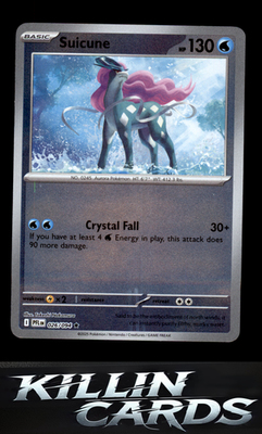 Reverse Holofoil Suicune 026/094 Pokemon Rare ME02: Phantasmal Flames Card NM