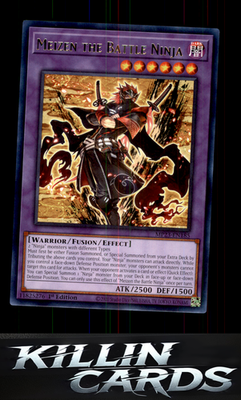 1st Edition Meizen the Battle Ninja MP23-EN185 YuGiOh Rare 25th Anniversary Tin:
