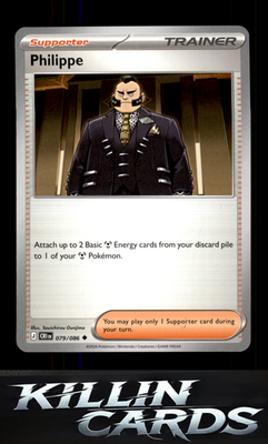 Philippe - 079/086 079/086 Pokemon Uncommon ME04: Chaos Rising Card NM