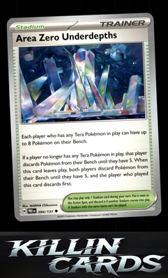 Area Zero Underdepths 094/131 Pokemon Uncommon SV: Prismatic Evolutions Card NM
