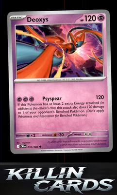 Deoxys - 032/086 032/086 Pokemon Uncommon ME04: Chaos Rising Card NM