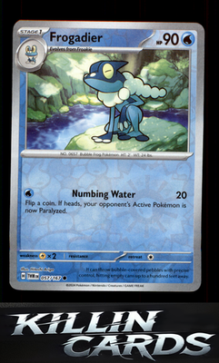 Reverse Holofoil Frogadier 057/167 Pokemon Common SV06: Twilight Masquerade Card