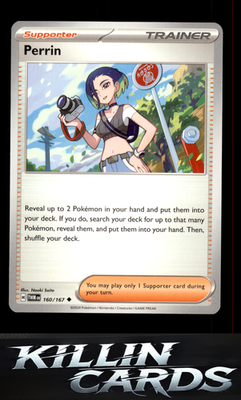 Perrin - 160/167 160/167 Pokemon Uncommon SV06: Twilight Masquerade Card NM
