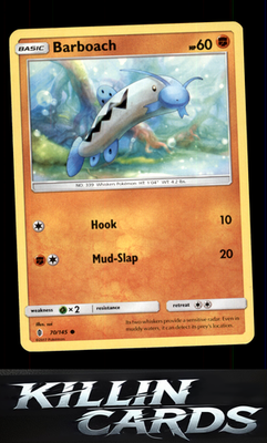 Barboach 70/145 Pokemon Common SM - Guardians Rising Card LP