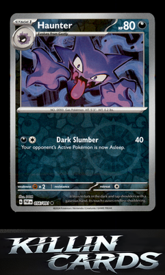 Reverse Holofoil Haunter 056/091 Pokemon Common SV: Paldean Fates Card NM