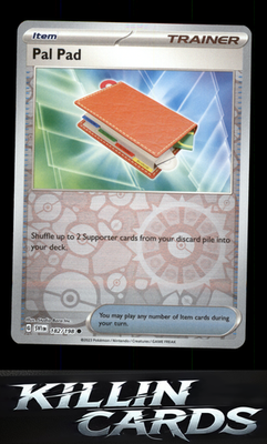 Reverse Holofoil Pal Pad 182/198 Pokemon Common SV01: Scarlet & Violet Base Set