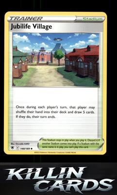Jubilife Village 148/189 Pokemon Uncommon SWSH10: Astral Radiance Card NM
