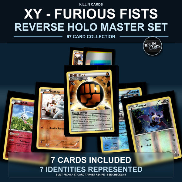 Pokemon TCG XY - Furious Fists Reverse Holo Master Set 7 Reverse Holo Card