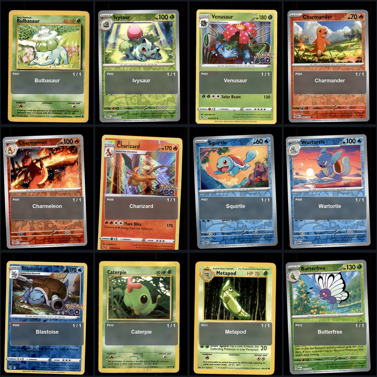 Pokemon TCG Generation 1 Kanto Pokemon Pokedex Set 151 Cards Collection