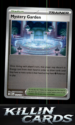 Reverse Holofoil Mystery Garden - 122/132 122/132 Pokemon Uncommon ME01: Mega Ev