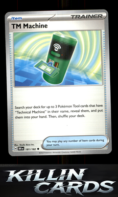 TM Machine 181/182 Pokemon Uncommon SV10: Destined Rivals Card NM