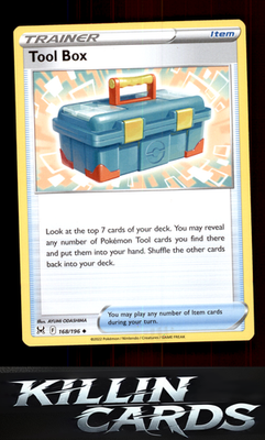 Tool Box 168/196 Pokemon Uncommon SWSH11: Lost Origin Card NM