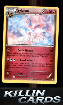 Sylveon 72/111 Pokemon Rare XY - Furious Fists Card NM