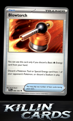 Blowtorch - 086/094 086/094 Pokemon Uncommon ME02: Phantasmal Flames Card NM