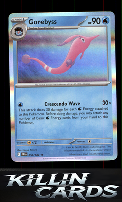 Gorebyss 056/182 Pokemon Rare SV10: Destined Rivals Card NM