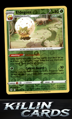 Reverse Holofoil Eldegoss 016/203 Pokemon Holo Rare SWSH07: Evolving Skies Card