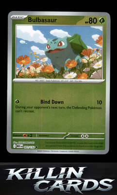 Reverse Holofoil Bulbasaur - 001/132 001/132 Pokemon Common ME01: Mega Evolution