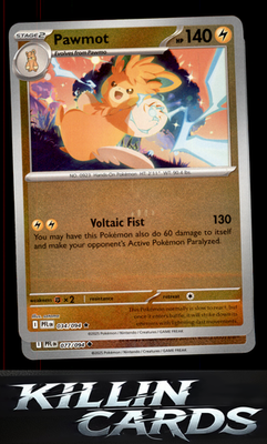 Reverse Holofoil Pawmot 034/094 Pokemon Rare ME02: Phantasmal Flames Card NM