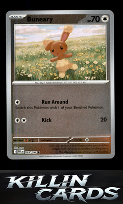 Reverse Holofoil Buneary 083/094 Pokemon Common ME02: Phantasmal Flames Card NM
