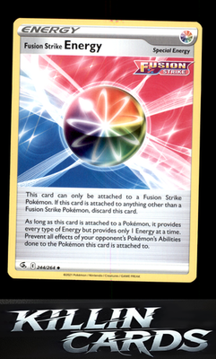 Fusion Strike Energy 244/264 Pokemon Uncommon SWSH08: Fusion Strike Card NM