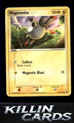 Magnemite 74/113 Pokemon Common Delta Species Card LP