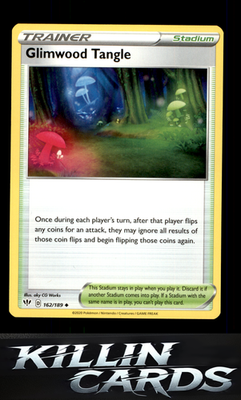 Glimwood Tangle 162/189 Pokemon Uncommon SWSH03: Darkness Ablaze Card NM