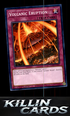 1st Edition Volcanic Eruption LD10-EN061 YuGiOh Common Legendary Duelists: Soulb