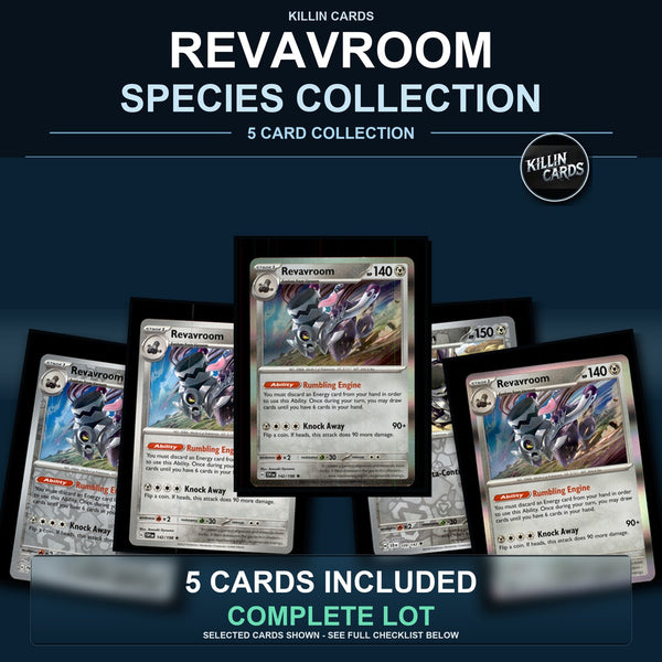 Pokemon TCG Revavroom Species Collection 5 Different Cards
