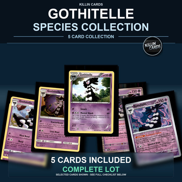 Pokemon TCG Gothitelle Species Collection 5 Different Cards