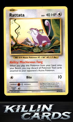 Rattata 66/108 Pokemon Common XY - Evolutions Card NM