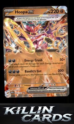 Hoopa ex 098/182 Pokemon Double Rare SV04: Paradox Rift Card NM