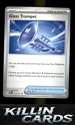 Glass Trumpet 110/131 Pokemon Uncommon SV: Prismatic Evolutions Card NM