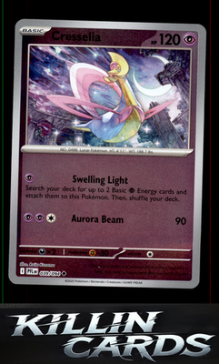 Reverse Holofoil Cresselia 039/094 Pokemon Uncommon ME02: Phantasmal Flames Card