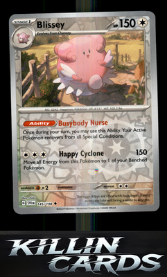 Reverse Holofoil Blissey 145/198 Pokemon Uncommon SV01: Scarlet & Violet Base Se