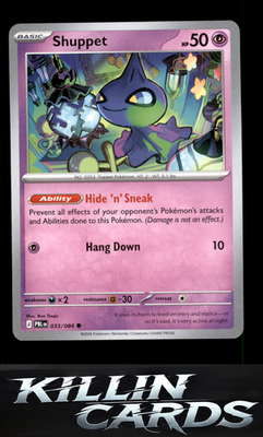 Shuppet 033/084 Pokemon Common ME05: Pitch Black Card NM