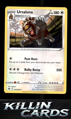 Ursaluna 124/189 Pokemon Rare SWSH10: Astral Radiance Card NM