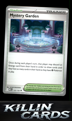 Mystery Garden - 122/132 122/132 Pokemon Uncommon ME01: Mega Evolution Card NM