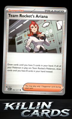 Team Rocket's Ariana 202/217 Pokemon Uncommon ME: Ascended Heroes Card NM