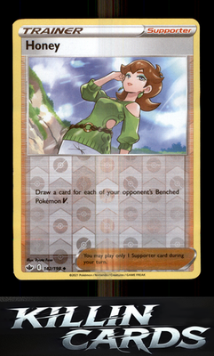 Honey 142/198 Pokemon Uncommon SWSH06: Chilling Reign Card NM