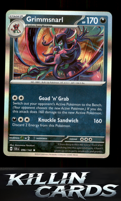 Grimmsnarl 096/142 Pokemon Rare SV07: Stellar Crown Card NM