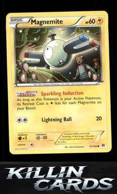Magnemite (51) 51/162 Pokemon Common XY - BREAKthrough Card NM