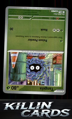 Reverse Holofoil Tangela 006/132 Pokemon Common ME01: Mega Evolution Card NM