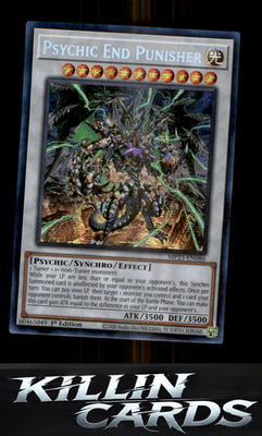 1st Edition Psychic End Punisher MP23-EN086 YuGiOh Prismatic Secret Rare 25th An