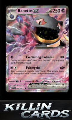 Banette ex - 088/198 088/198 Pokemon Double Rare SV01: Scarlet & Violet Base Set