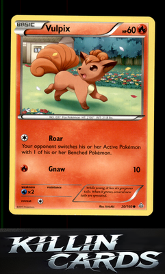Vulpix 20/160 Pokemon Common XY - Primal Clash Card LP