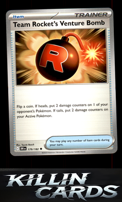 Team Rocket's Venture Bomb 179/182 Pokemon Uncommon SV10: Destined Rivals Card N