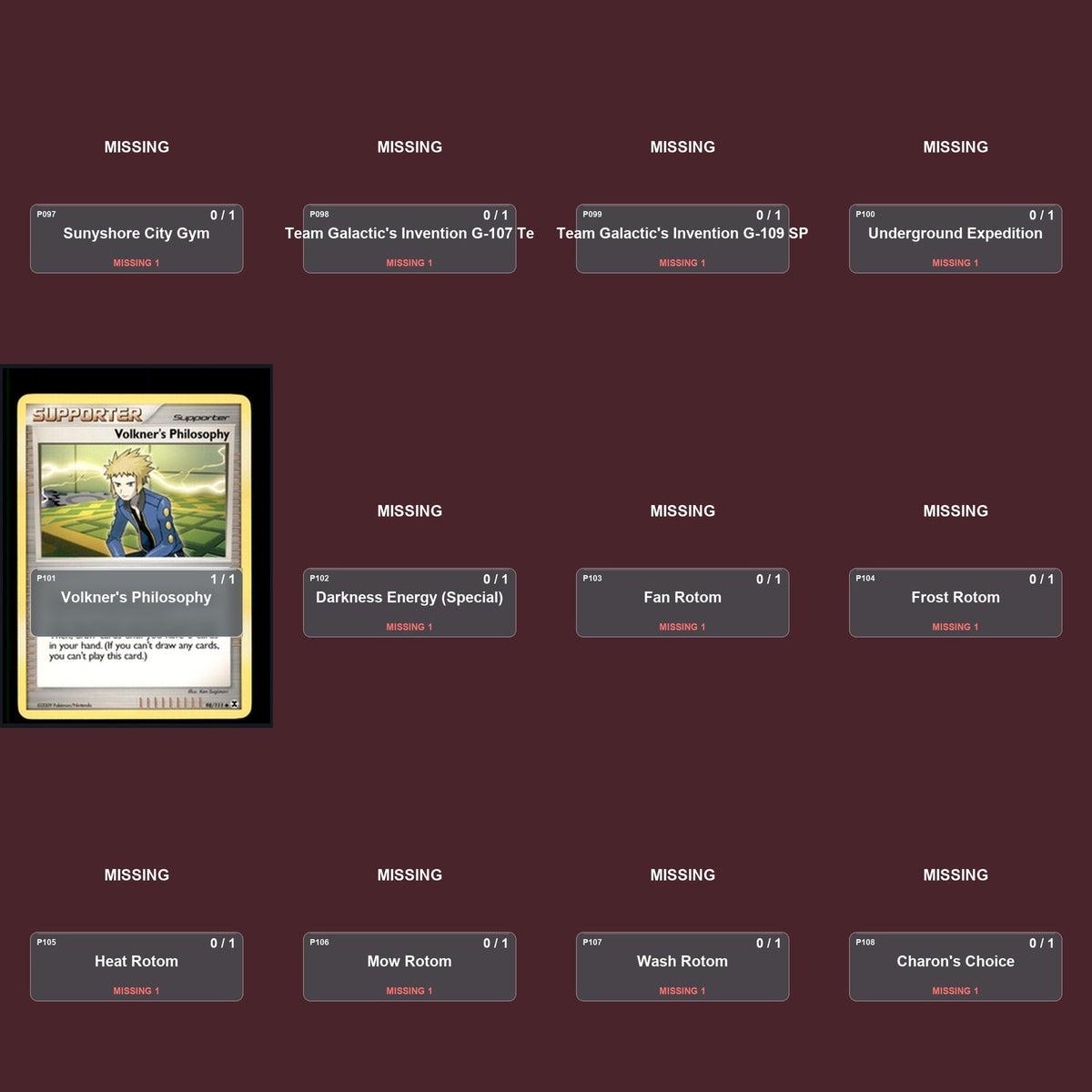 Pokemon TCG Rising Rivals C/UC/R Standard Set 12 Cards